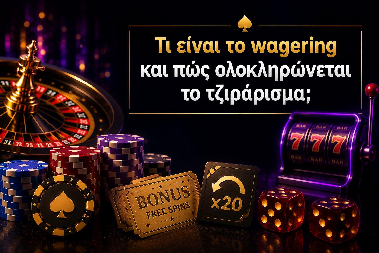 Τι είναι το wagering και πώς ολοκληρώνεται το τζιράρισμα;