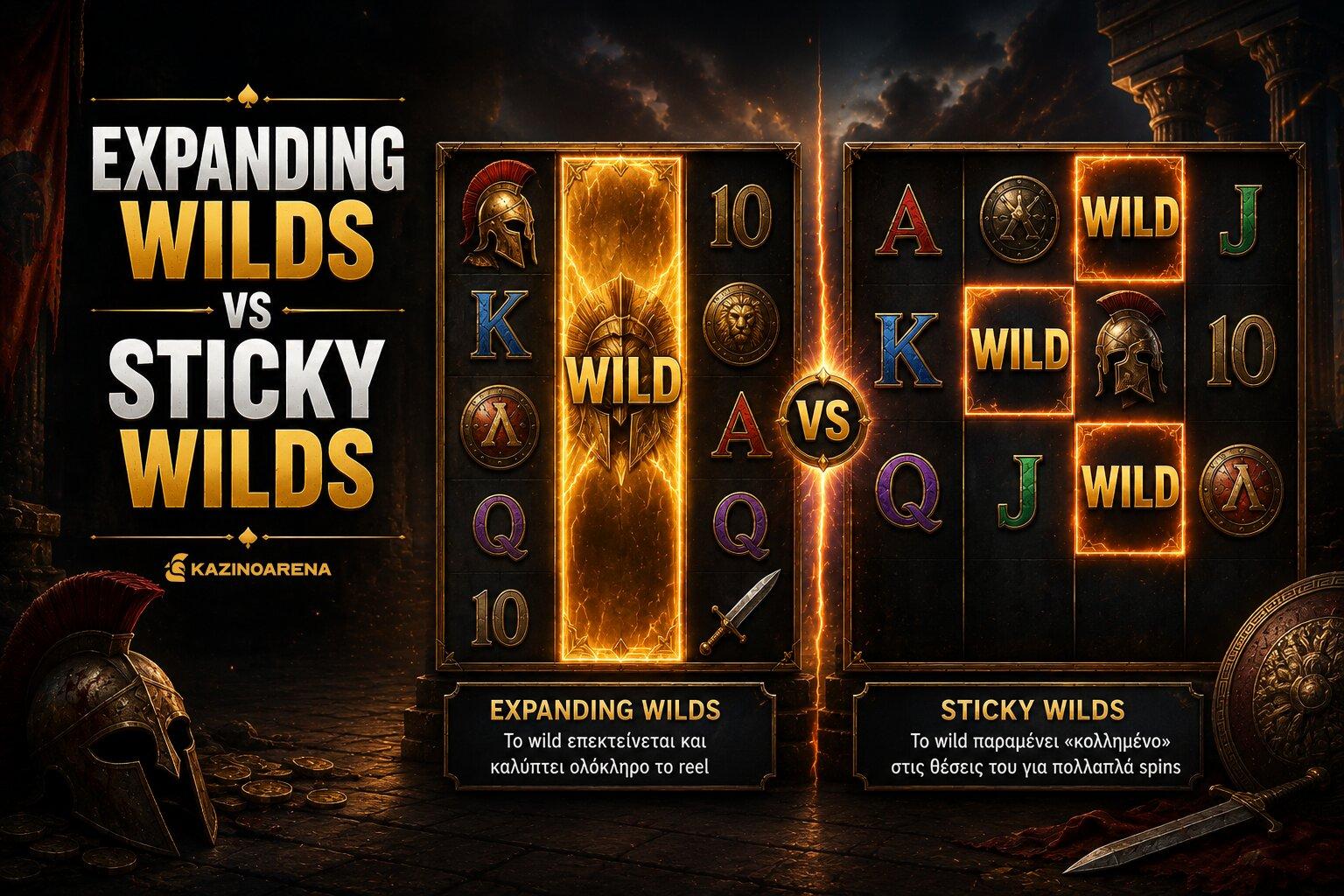 Expanding Wilds vs Sticky Wilds – Ποια είναι η διαφορά στα φρουτάκια;