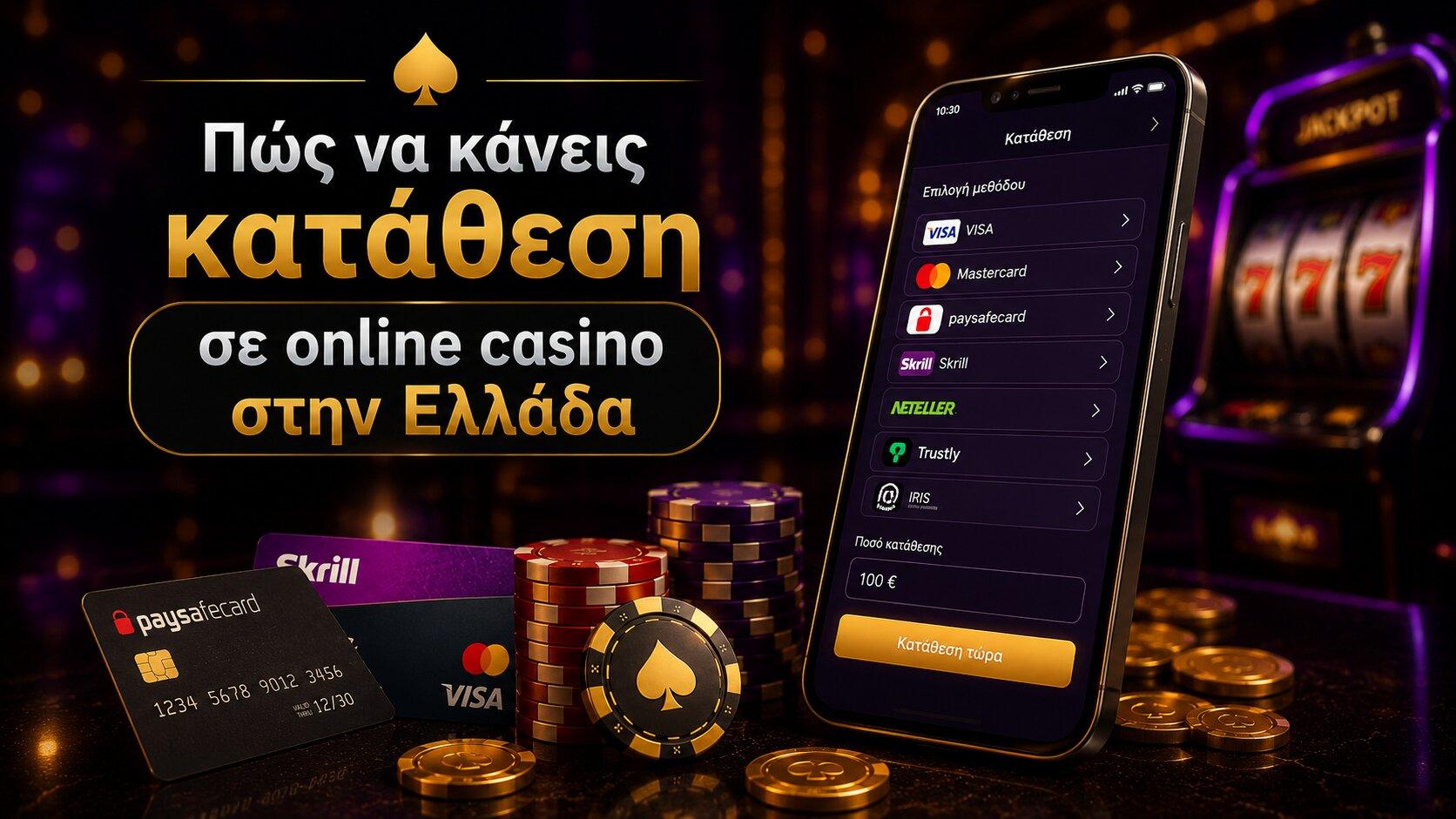 Πώς να κάνεις κατάθεση σε online casino στην Ελλάδα