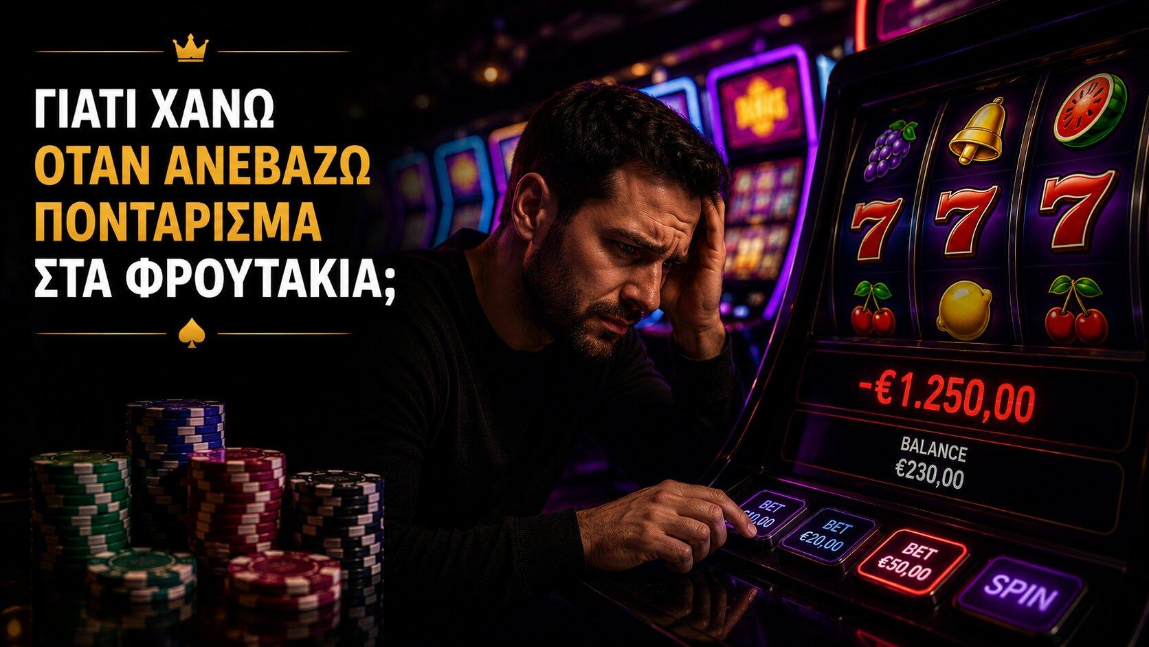 Γιατί χάνω όταν ανεβάζω ποντάρισμα στα φρουτάκια;