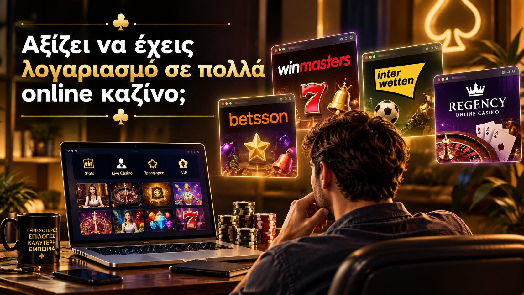 Αξίζει να έχεις λογαριασμό σε πολλά online καζίνο;