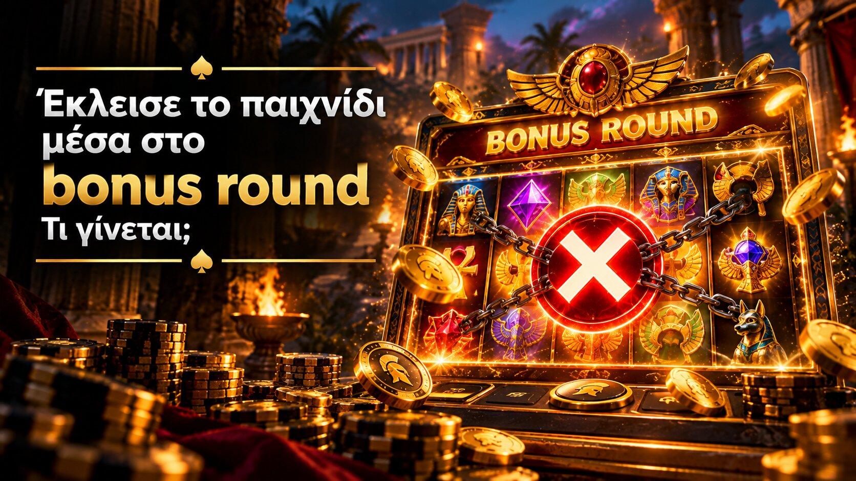 Έκλεισε το παιχνίδι μέσα στο bonus round – Τι γίνεται;