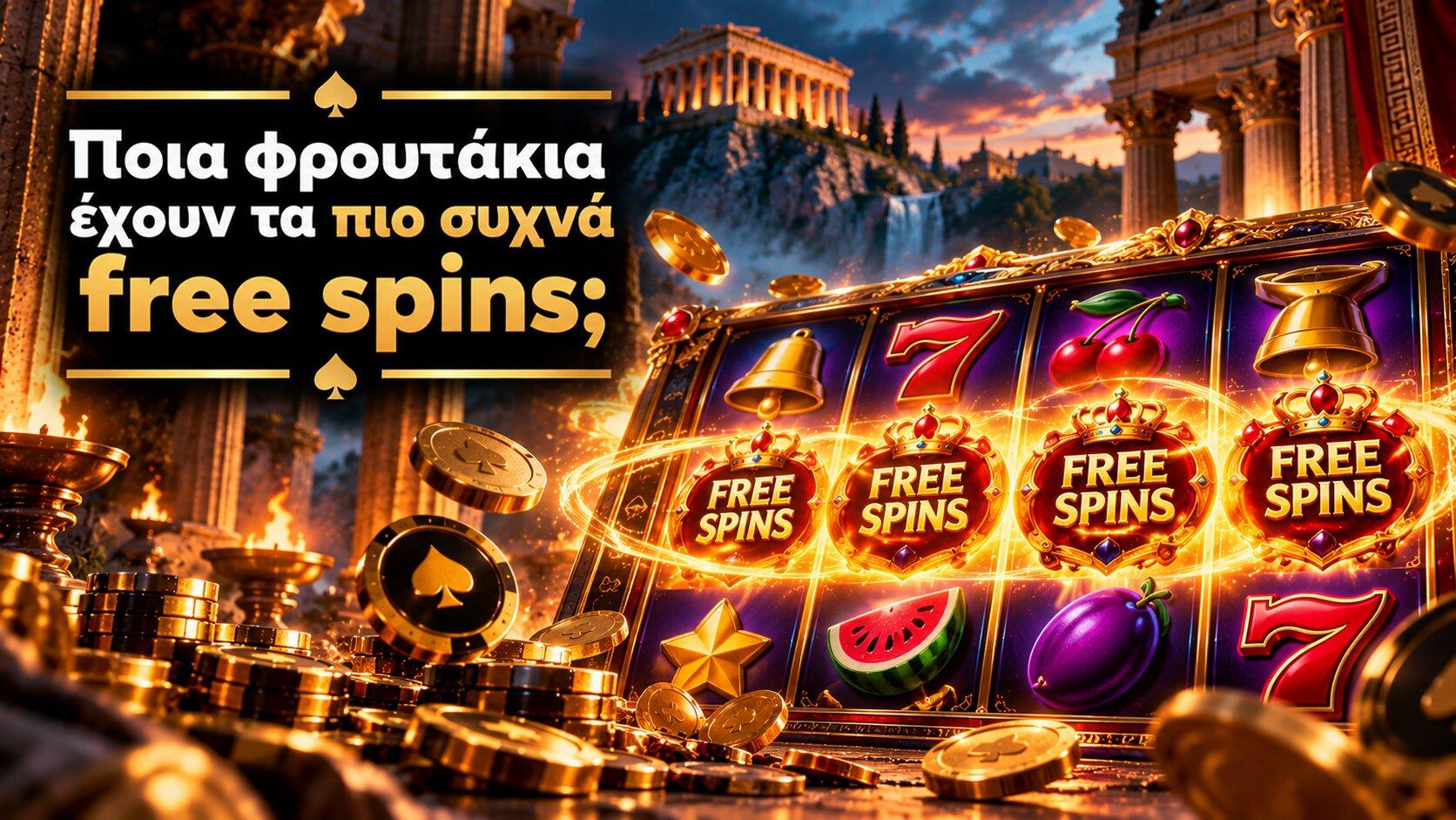 Ποια φρουτάκια έχουν τα πιο συχνά free spins;