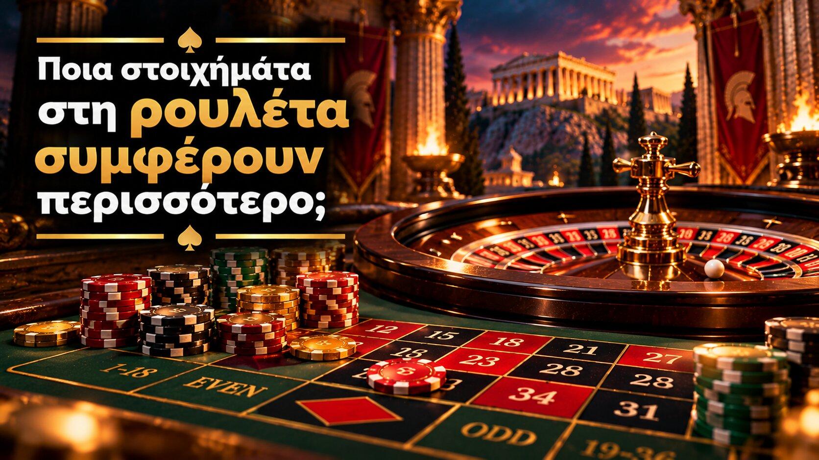 Ποια στοιχήματα στη ρουλέτα συμφέρουν περισσότερο;